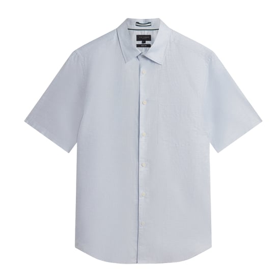 Ted Baker Palomas Lichtblauwe Linnen Blouse - Image 1