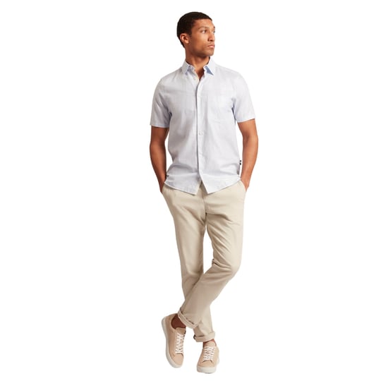 Ted Baker Palomas Lichtblauwe Linnen Blouse - Image 4