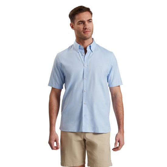 Ted Baker Alyth Regular Merkshirt In Blauw Oxford-stof - Image 3