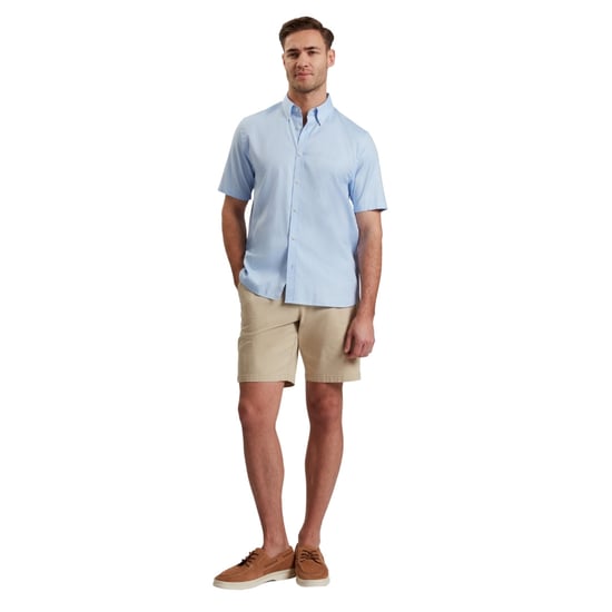 Ted Baker Alyth Regular Merkshirt In Blauw Oxford-stof - Image 4