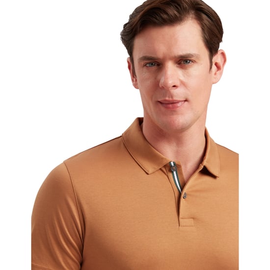 Ted Baker Zeiter Slim Soft Touch Bruin Poloshirt - Image 4