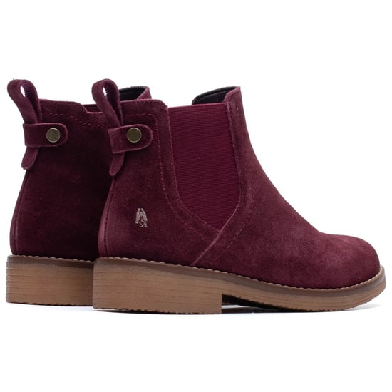 Hush Puppies Maddy Suède Dames Plum Boots - Image 2