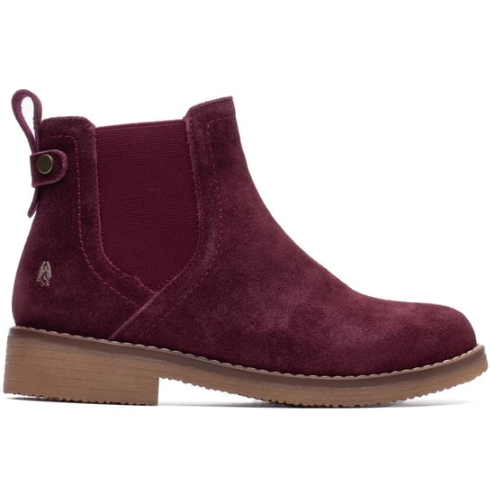 Hush Puppies Maddy Suède Dames Plum Boots - Image 5