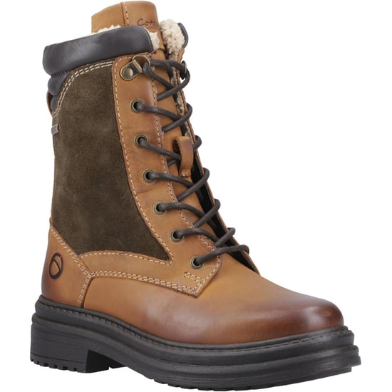 Cotswold Lacock Leren Dames Tan Laarzen - Image 1