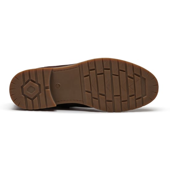 Hush Puppies Russell Leren Heren Donkerbruine Enkellaarzen - Image 4