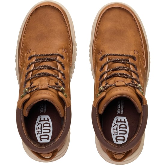 HEYDUDE Bradley II Classic Polyurethaan Heren Argan Olie/Multi Enkellaarsjes - Image 5