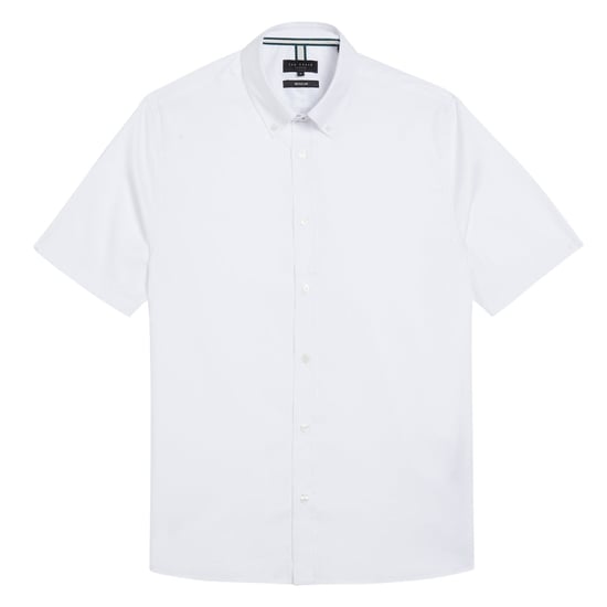 Ted Baker Aldgte Regular Premium Witte Oxford-overhemd - Image 1