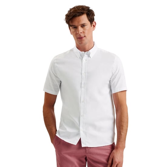 Ted Baker Aldgte Regular Premium Witte Oxford-overhemd - Image 5