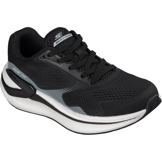 Skechers GO RUN Consistent Pro Corus Textiel Dames Zwart/Wit Sneakers - Image 1