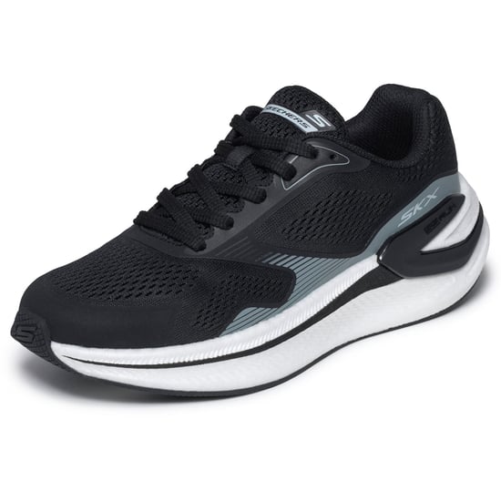Skechers GO RUN Consistent Pro Corus Textiel Dames Zwart/Wit Sneakers - Image 4