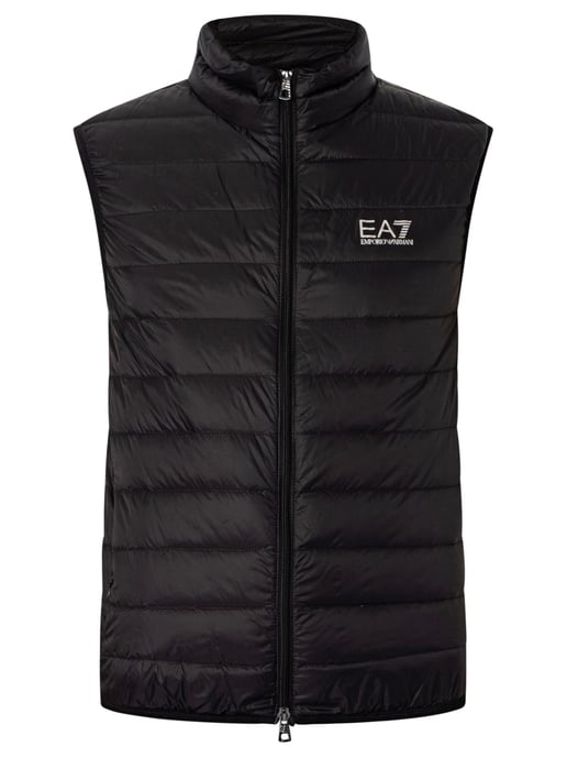 EA7 Geweven Donzen Bodywarmer, Zwart - Image 6