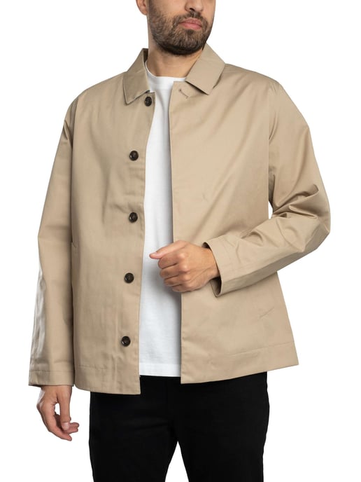 Barbour Korte Rokig Waterdichte Jas, Beige - Image 1