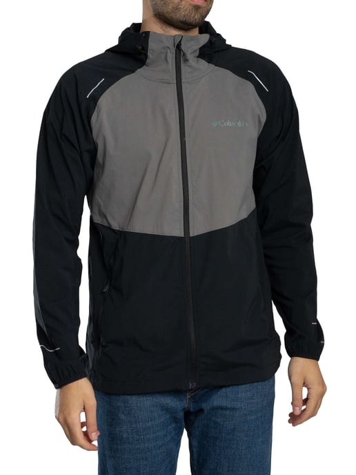 Columbia Tech II Wind Full Zip Jacket, Zwart - Image 1