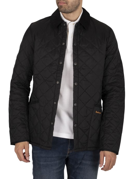 Barbour Heritage Liddesdale Gewatteerd Jack, Zwart - Image 1