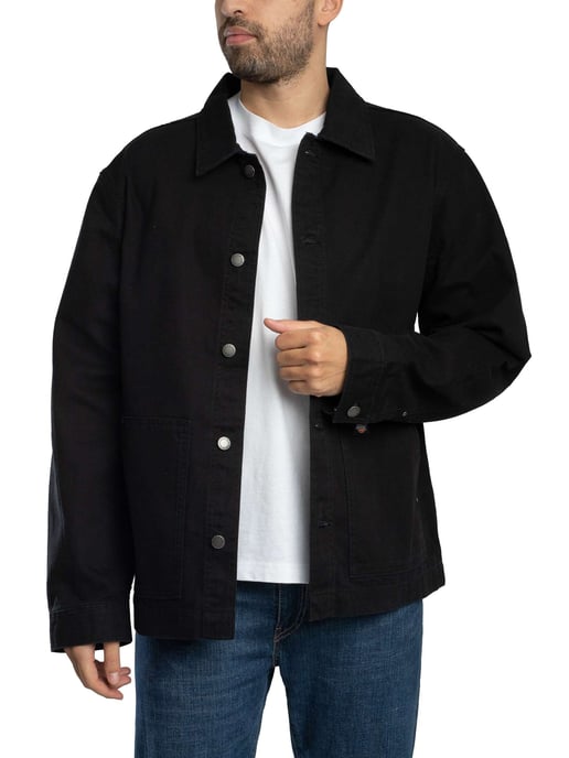 Dickies Ongevoerde Canvas Schuurjas, Zwart - Image 2
