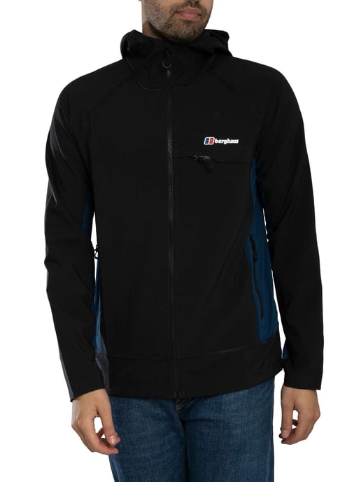 Berghaus Waverthree Hooded Jacket, Zwart - Image 1