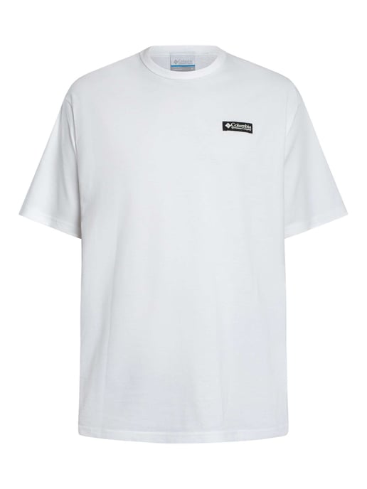 Columbia Zwaar Uitgevoerd T-Shirt Met Grafische Print Op De Achterkant, Comfortabele Pasvorm, Wit - Image 5