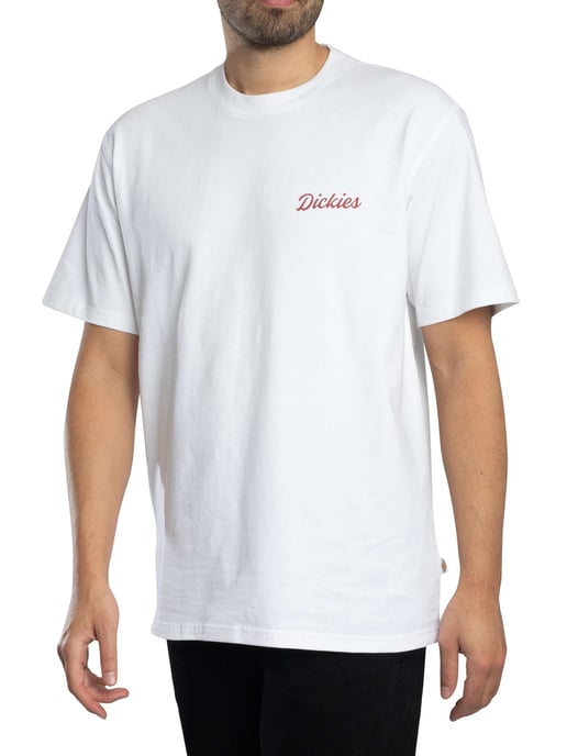 Dickies Wellsville T-Shirt Met Grafische Print Op De Achterkant, Wit - Image 1