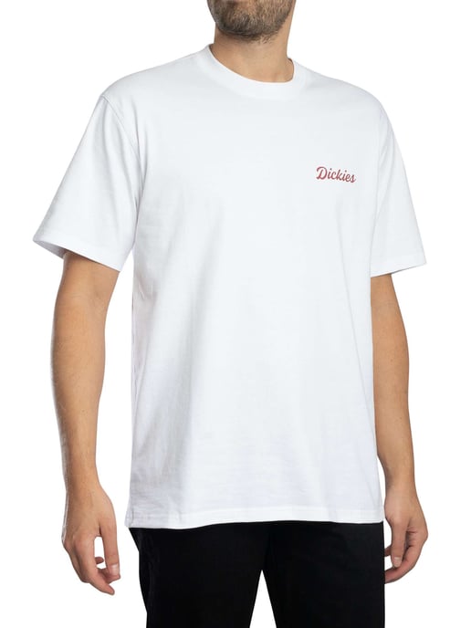 Dickies Wellsville T-Shirt Met Grafische Print Op De Achterkant, Wit - Image 2