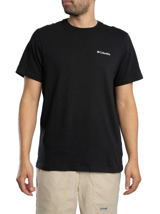 Columbia Outdoor T-Shirt Met Grafische Print Op De Achterkant, Zwart - Image 1