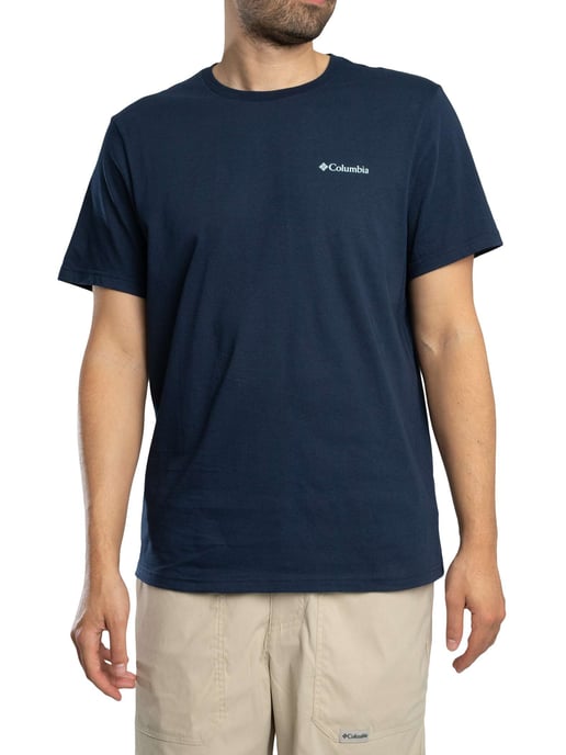 Columbia CSC-Logo Op De Achterkant Van Een T-Shirt, Blauw - Image 1