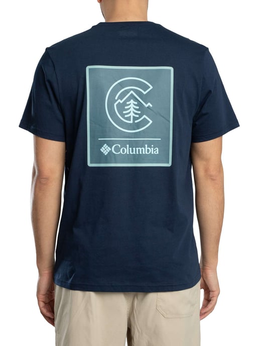 Columbia CSC-Logo Op De Achterkant Van Een T-Shirt, Blauw - Image 3