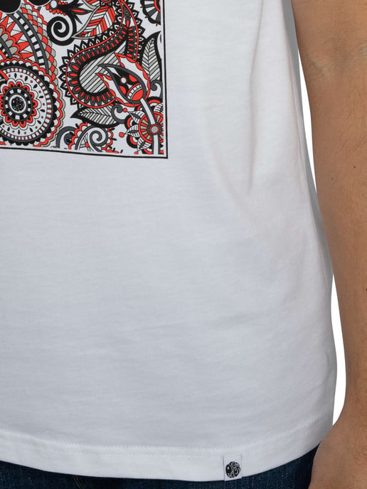 Pretty Green Resonance Box Logo T-Shirt, Wit - Image 4