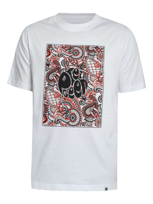 Pretty Green Resonance Box Logo T-Shirt, Wit - Image 5