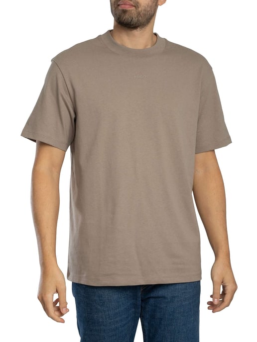 HUGO T-Shirt Met Dapolino-Logo, Bruin - Image 2