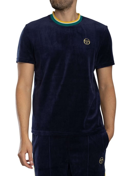 Sergio Tacchini Monte Velours T-Shirt, Blauw - Image 2