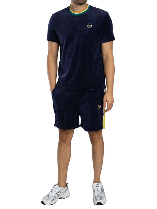 Sergio Tacchini Monte Velours T-Shirt, Blauw - Image 5