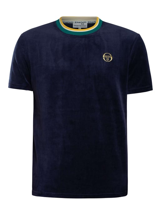 Sergio Tacchini Monte Velours T-Shirt, Blauw - Image 6