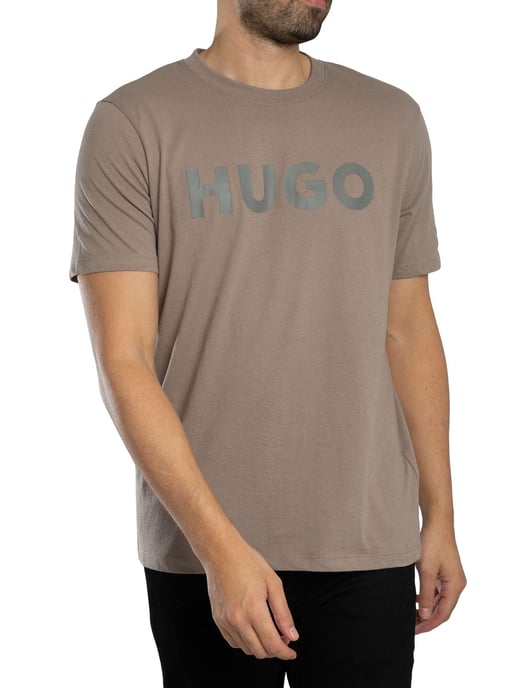 HUGO Dulivio Grafisch T-Shirt, Bruin - Image 2