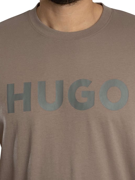 HUGO Dulivio Grafisch T-Shirt, Bruin - Image 4
