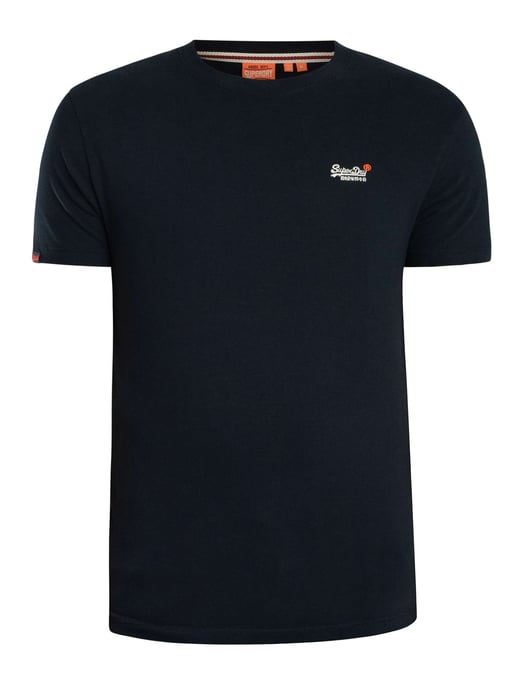 Superdry Essentieel Contrast EMB T-Shirt, Blauw - Image 6