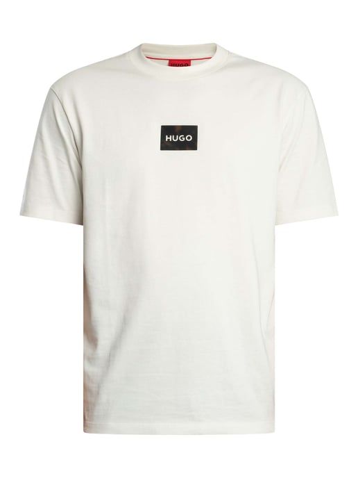 HUGO Dumeon Logo T-Shirt, Beige - Image 6