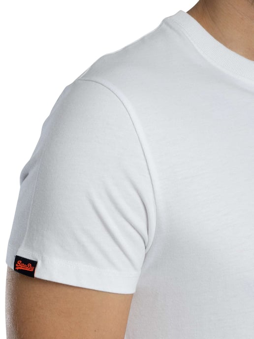 Superdry Essentieel Contrast EMB T-Shirt, Wit - Image 5