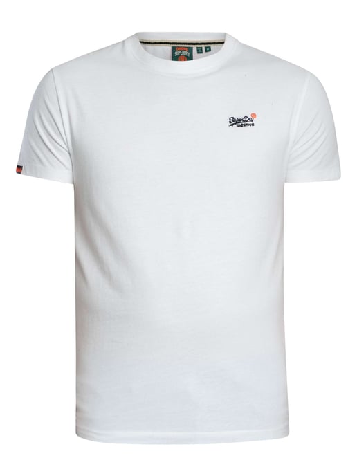 Superdry Essentieel Contrast EMB T-Shirt, Wit - Image 6