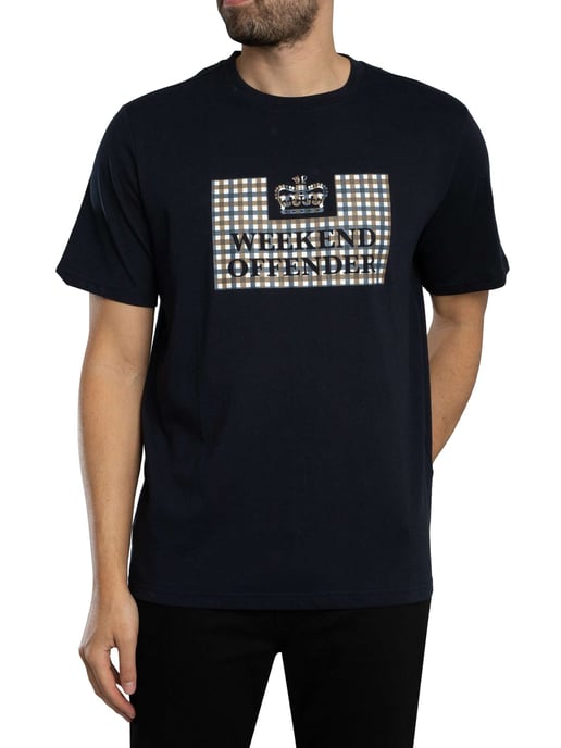 Weekend Offender Shevchenko Grafisch T-Shirt, Blauw - Image 1
