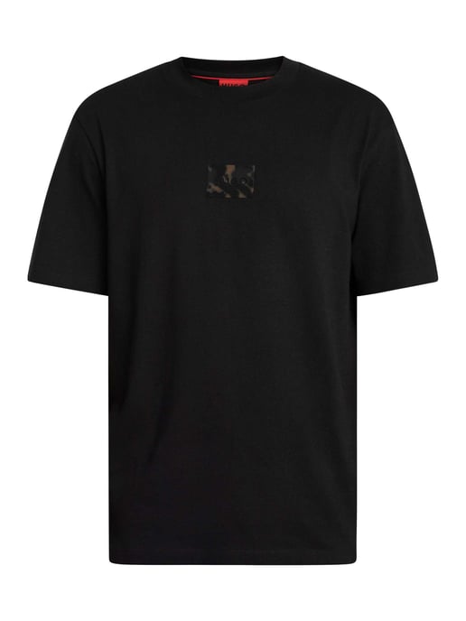 HUGO Dumeon Logo T-Shirt, Zwart - Image 5