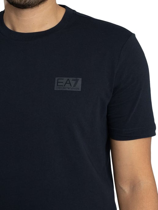 EA7 T-Shirt Met Logo Op De Achterkant Van De Doos, Blauw - Image 4