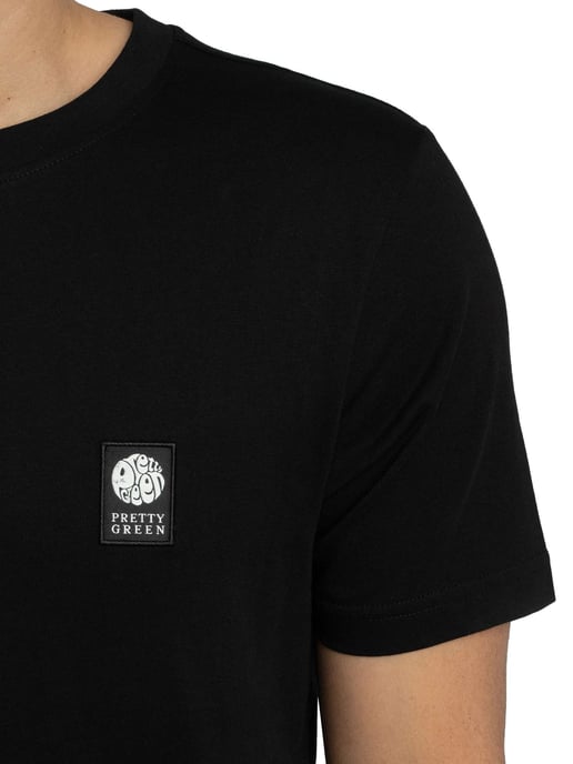 Pretty Green Sinclair T-Shirt, Zwart - Image 4