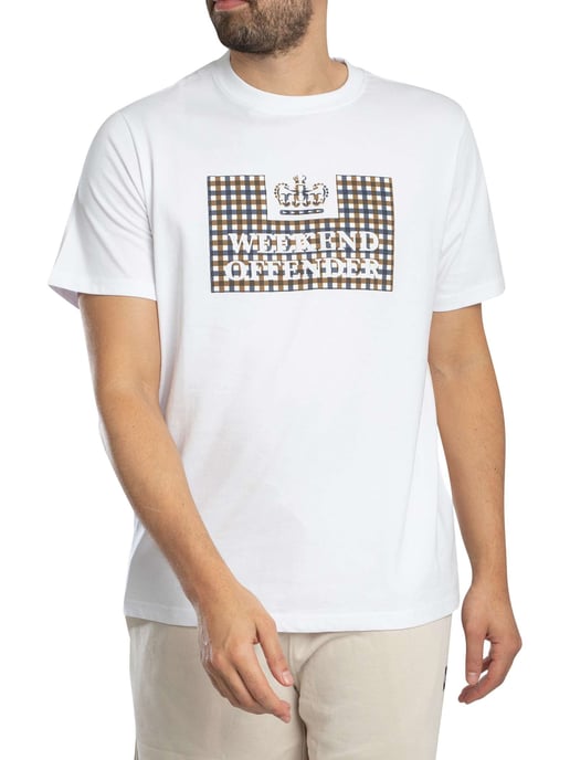 Weekend Offender Shevchenko Grafisch T-Shirt, Wit - Image 1
