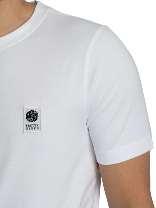 Pretty Green Sinclair T-Shirt, Wit - Image 4