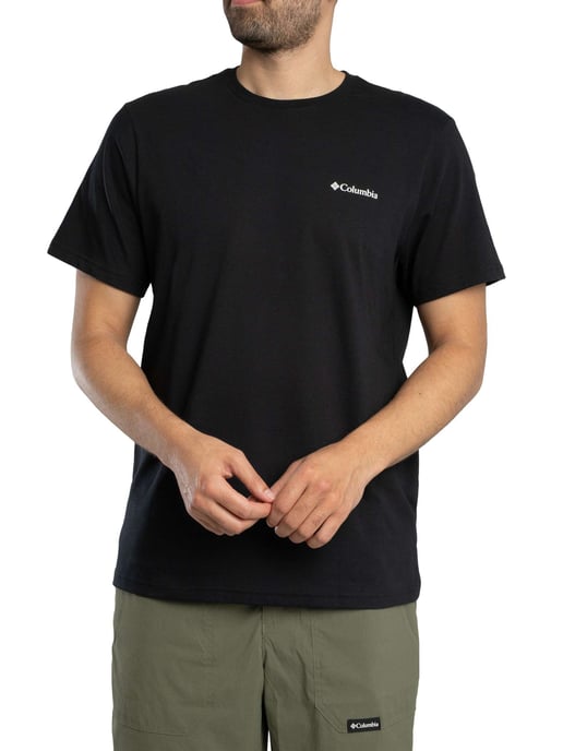 Columbia Outdoor T-Shirt Met Grafische Print Op De Achterkant, Zwart - Image 2