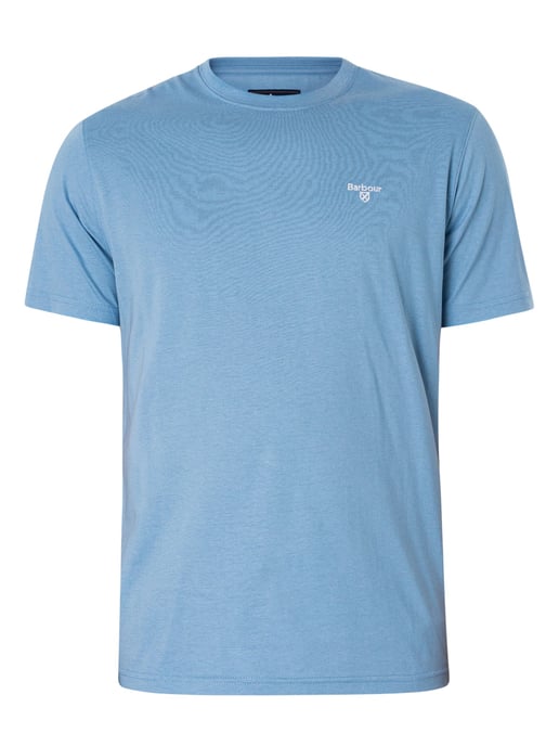 Barbour Essentieel Sport-T-Shirt Op Maat, Blauw - Image 5