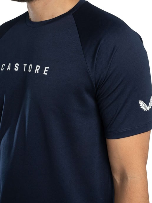 Castore Raglan T-Shirt, Blauw - Image 4