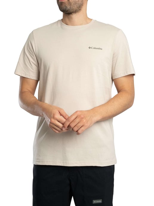 Columbia Outdoor T-Shirt Met Grafische Print Op De Achterkant, Beige - Image 2