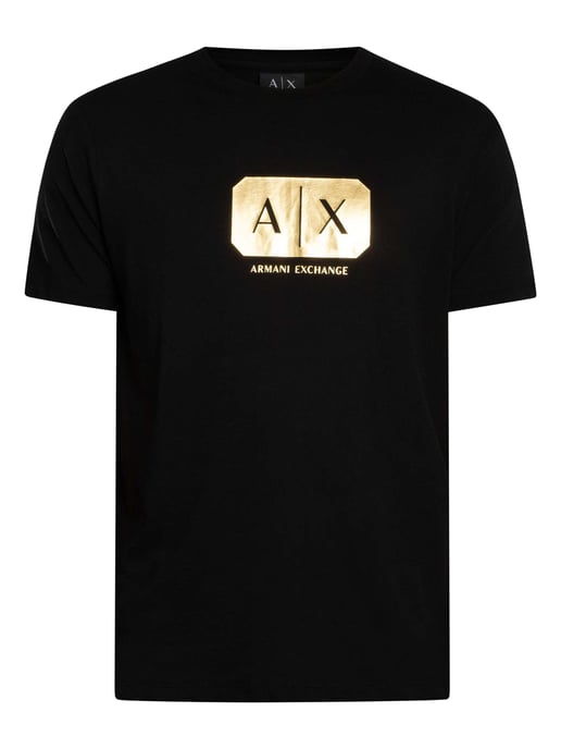 Armani Exchange Logo Grafische T-Shirt, Zwart - Image 5
