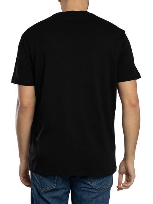 Armani Exchange T-Shirt Met Middenlogo, Zwart - Image 3